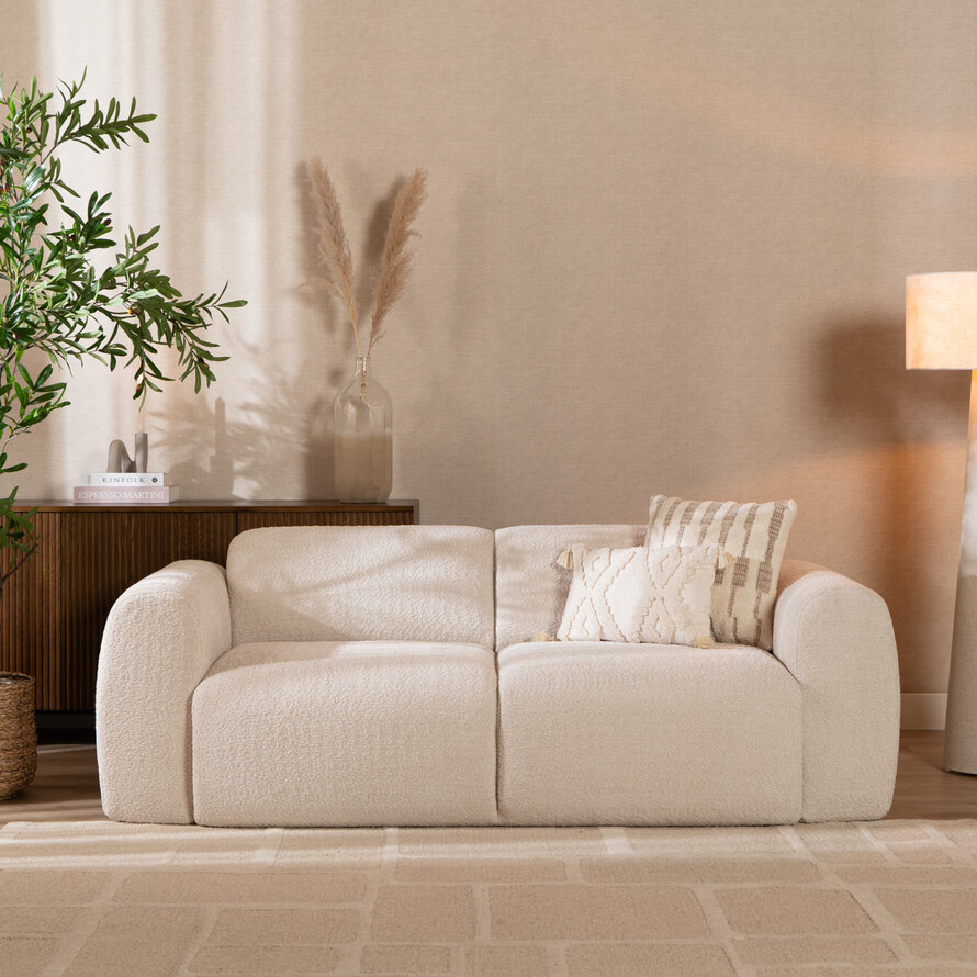 Sofa Maine 2,5-Sitzer Bouclé off white