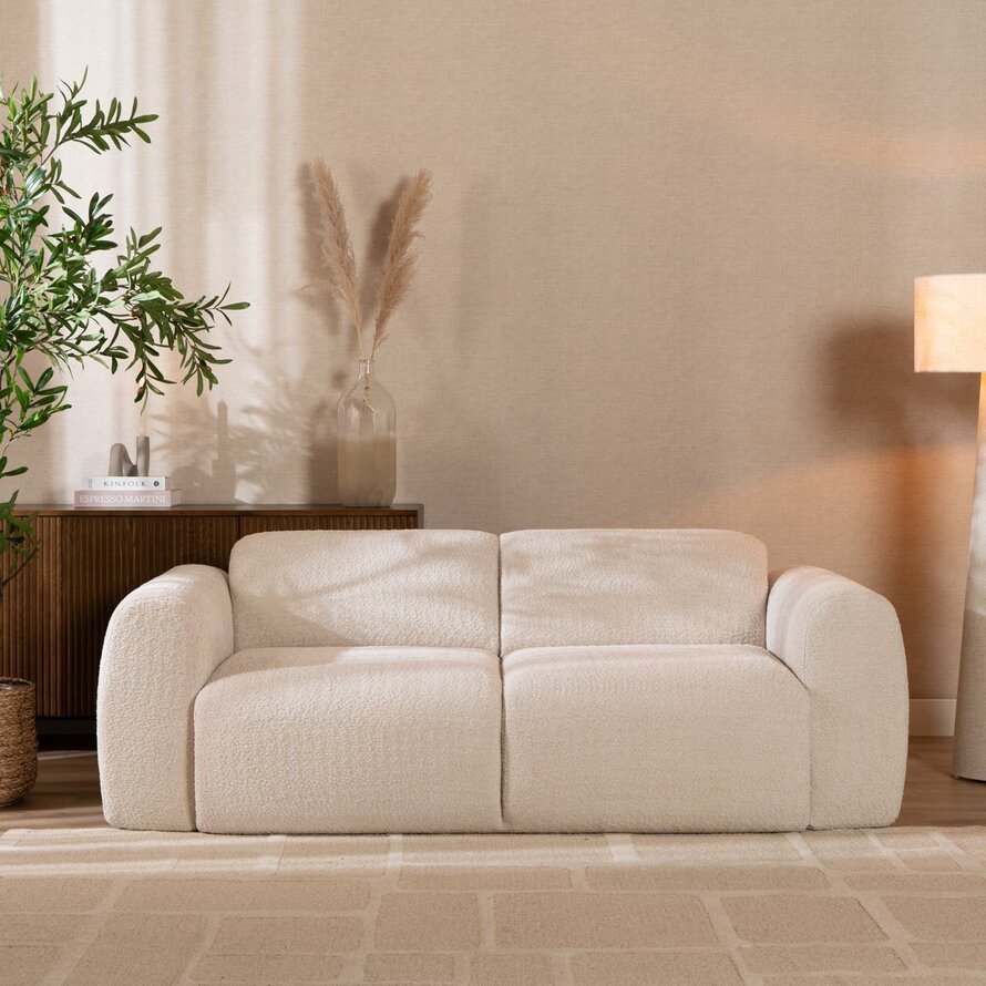 Sofa Maine 2,5-Sitzer Bouclé off white