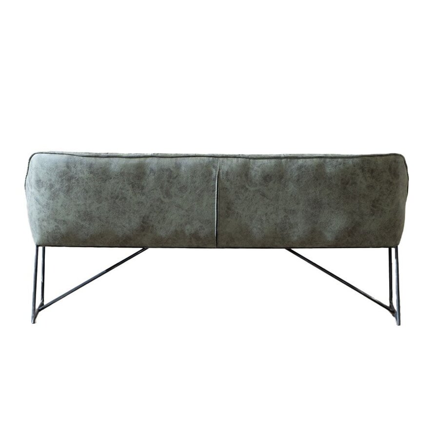 Esszimmerbank Mikrofaser Abel grün 155 cm