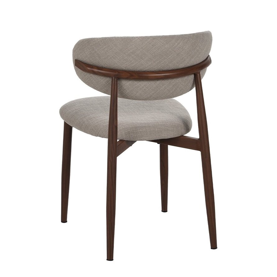 Stuhl Lara Leinen taupe