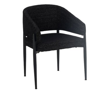 Bronx71 Stuhl Armin Stoff meliert schwarz