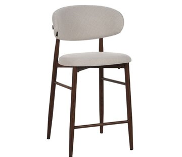 Bronx71 Barhocker Lara Leinen off white 70 cm