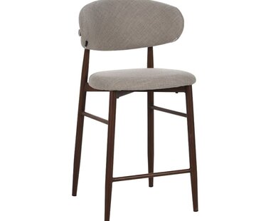 Bronx71 Barhocker Lara Leinen taupe 70 cm