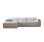 Ecksofa Maine Bouclé off white links