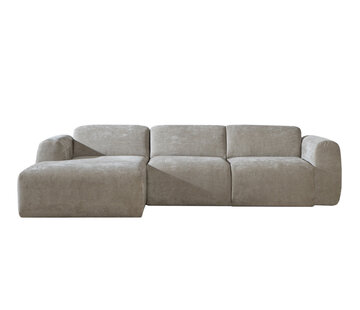 Bronx71 Ecksofa Maine Stoff taupe links