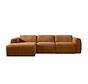 Ecksofa Maine Bouclé terrakotta links