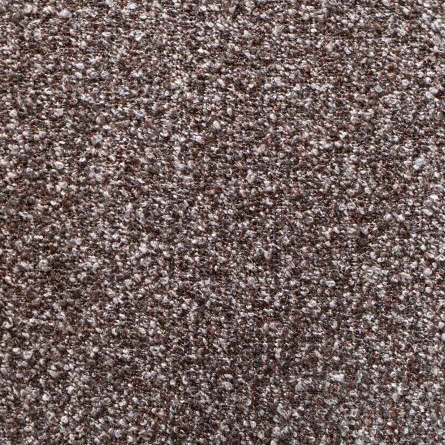 Ecksofa Maine Bouclé braun/grau links