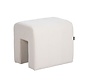 Modularer Hocker Seth Chenille off white