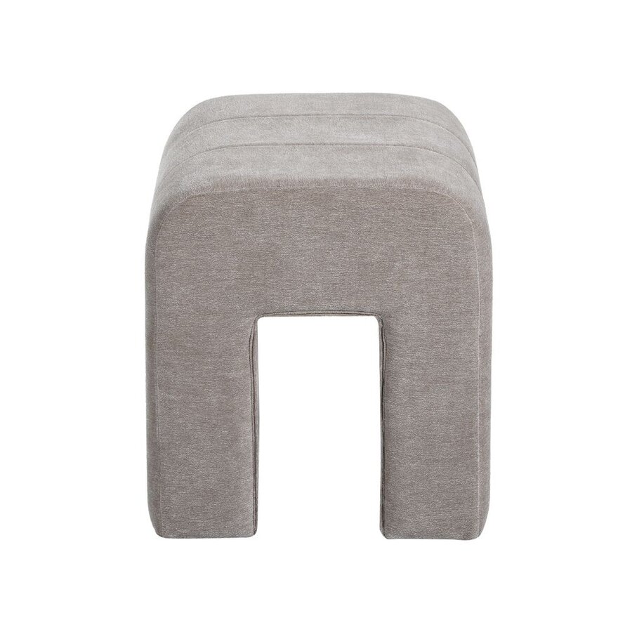 Modularer Hocker Seth Chenille taupe