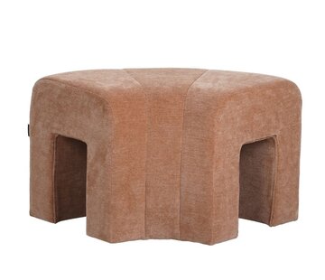 Bronx71 Modularer Eckhocker Seth Chenille terrakotta