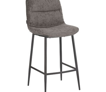 Bronx71 Barhocker Trevi Samt braun 68 cm