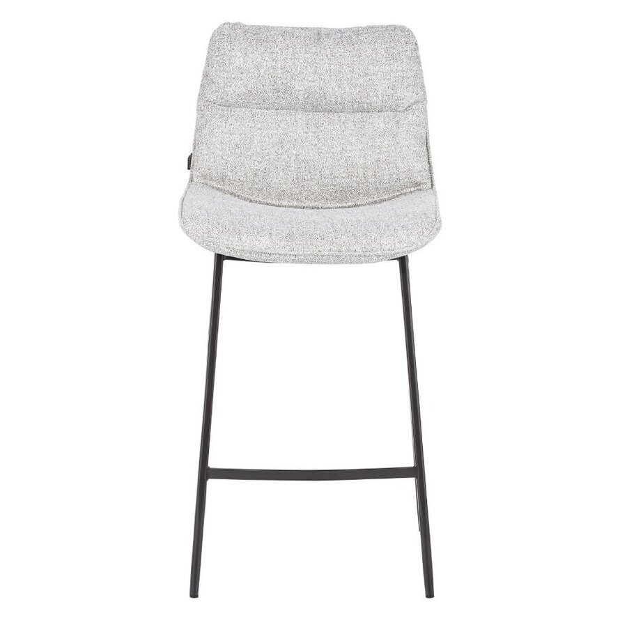 Barhocker Trevi Stoff off white/braun 68 cm