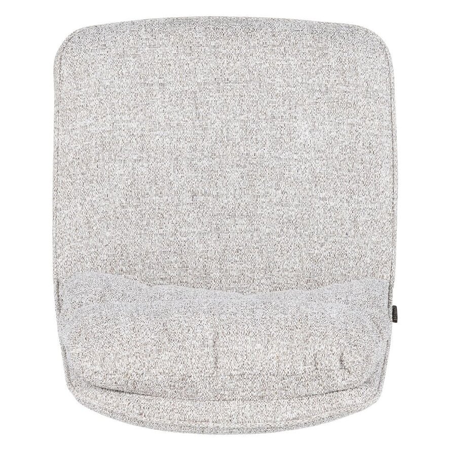 Barhocker Trevi Stoff off white/braun 68 cm