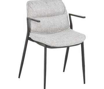 Bronx71 Stuhl Trevi Stoff off white/braun