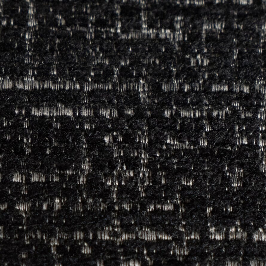 Sessel Fallon drehbar melierter Stoff schwarz