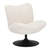 Bronx71 Sessel Lise drehbar Chenille off white