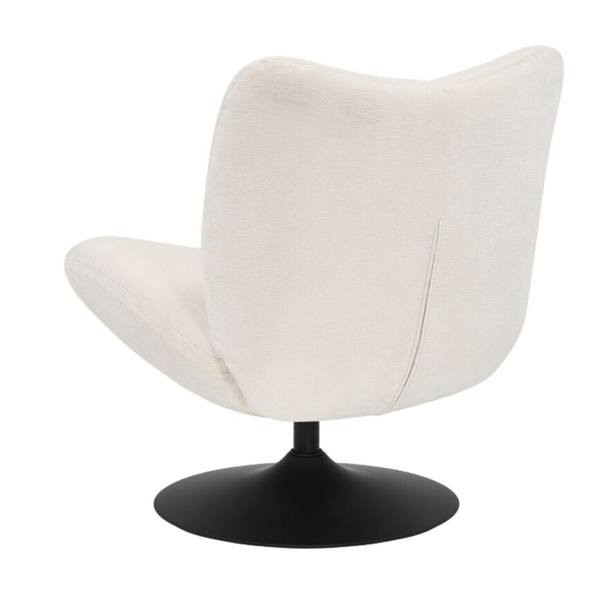 Sessel Lise drehbar Chenille off white