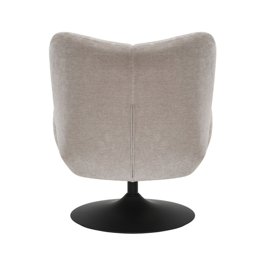 Sessel Lise drehbar Chenille taupe