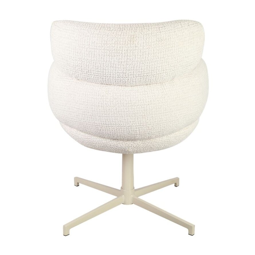 Stuhl Coco drehbar Stoff meliert beige