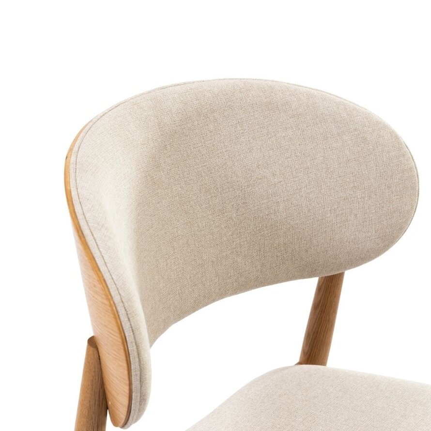 Stuhl Bohdi Eiche Natur / off white