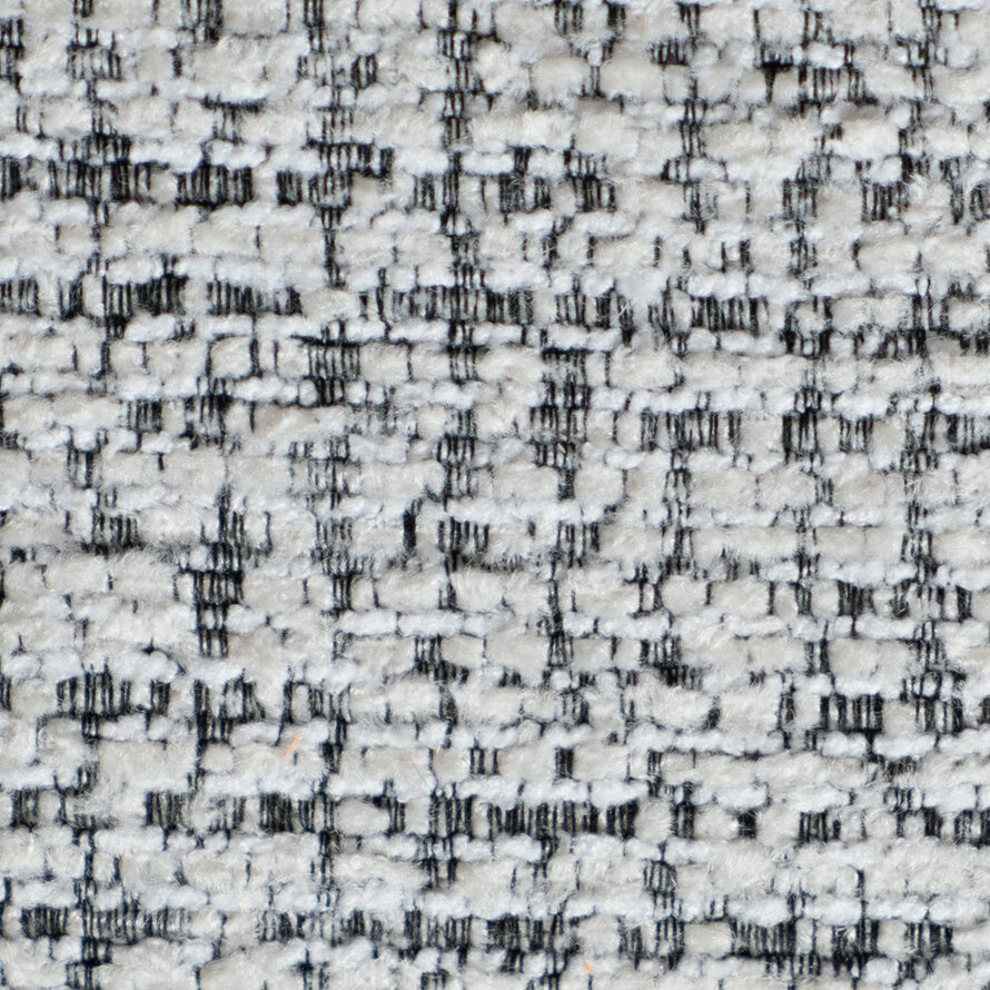 Stuhl Coco drehbar Stoff meliert off white/ schwarz