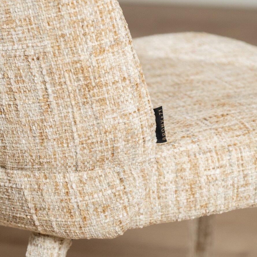 Stuhl Charlie Chenille beige