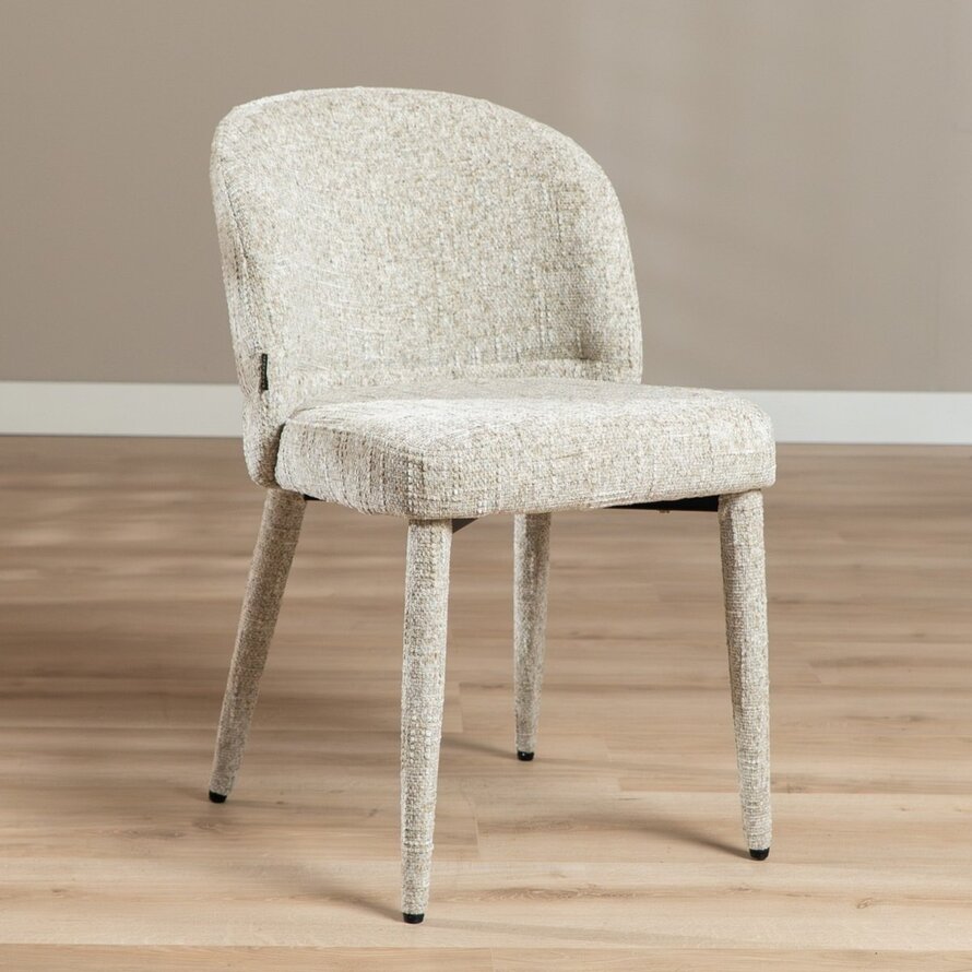 Stuhl Charlie Chenille taupe