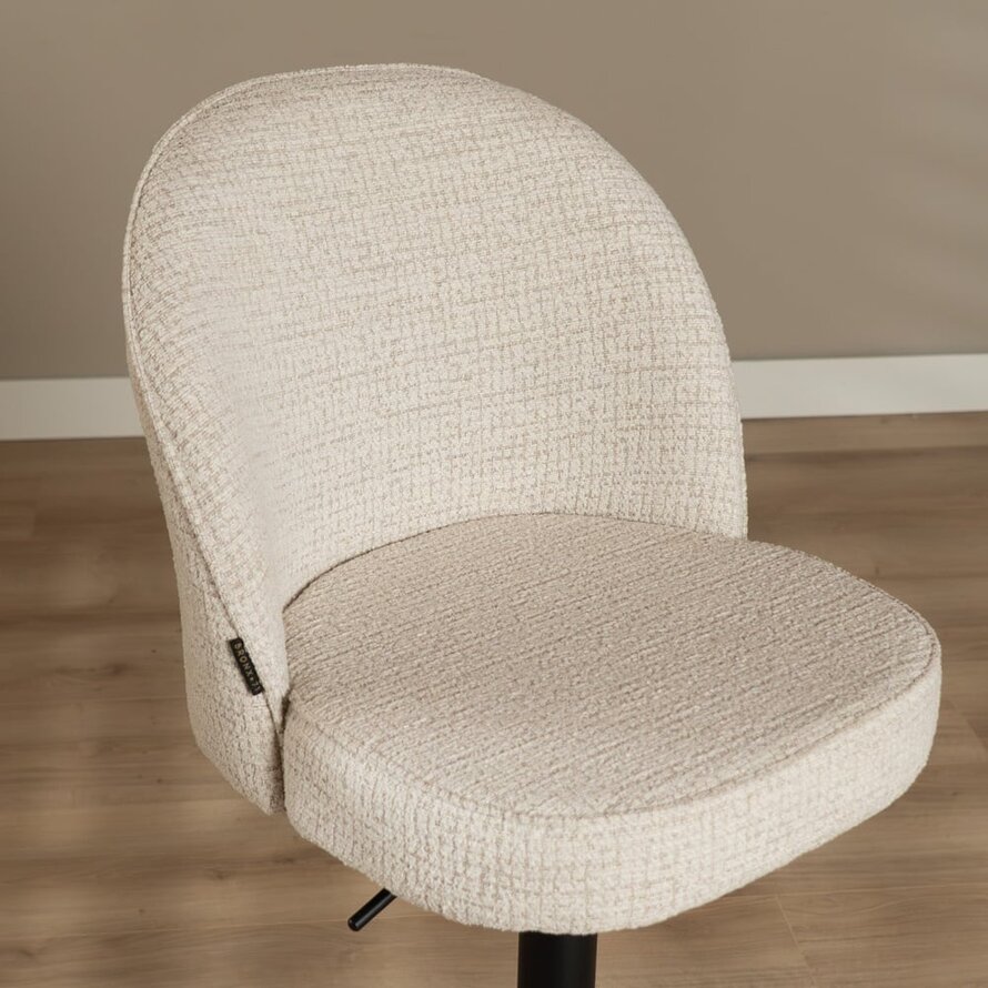 Barhocker Odin Stoff meliert beige 63-83 cm
