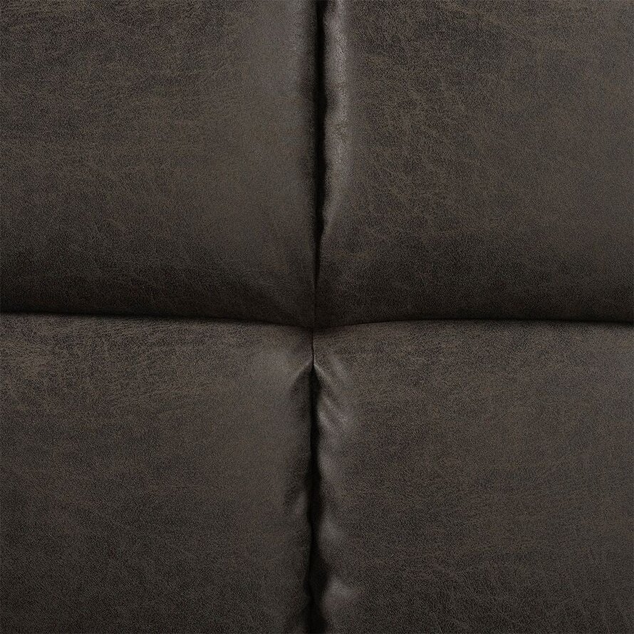 Schlafsofa 1,5-Sitzer  Timo Eco-Leder anthrazit