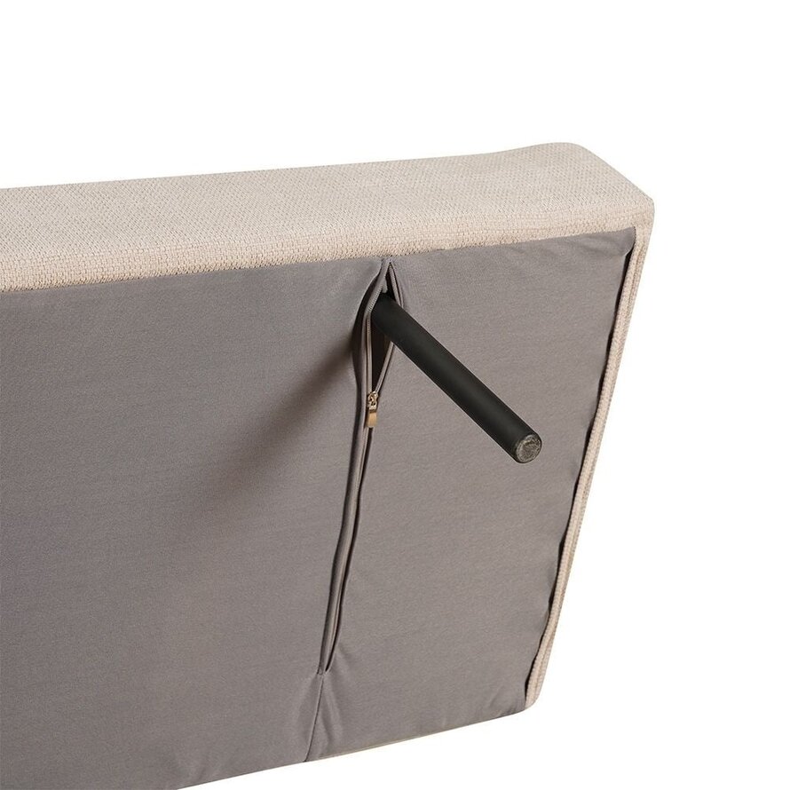 Schlafsofa 1,5-Sitzer Timo recycelter Stoff beige