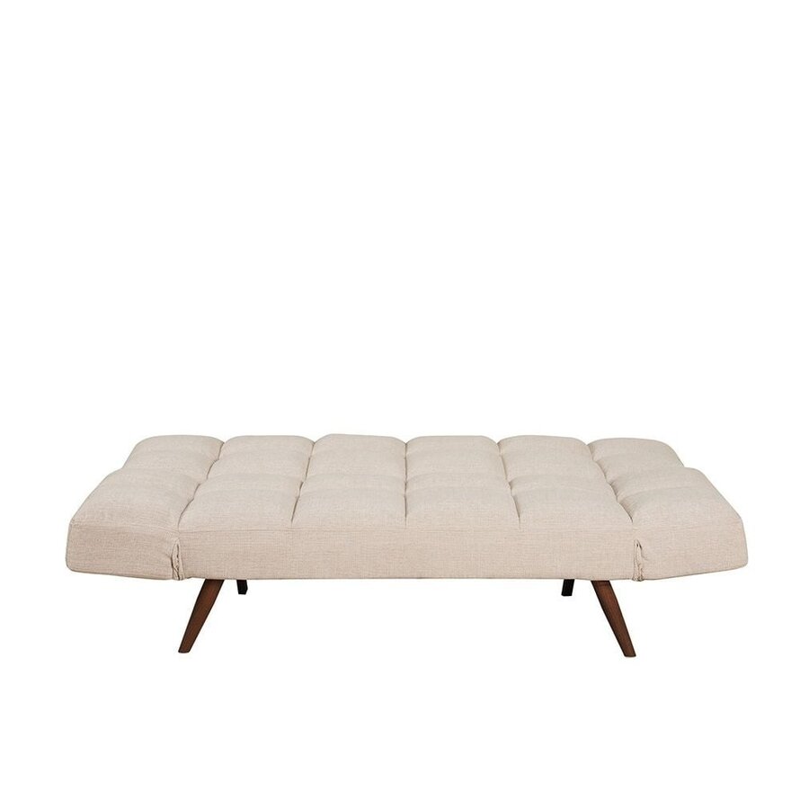 Schlafsofa 1,5-Sitzer Timo recycelter Stoff beige