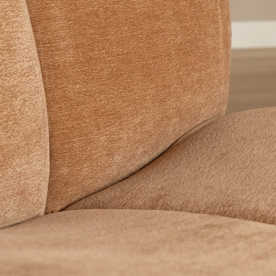 Sessel Lise drehbar Chenille terracotta