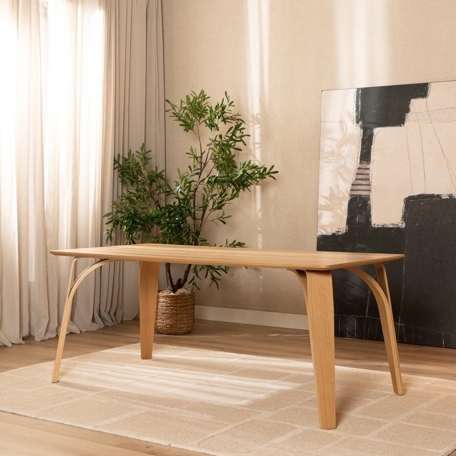 Esstisch Flint Eiche Natur 240 x 100 cm