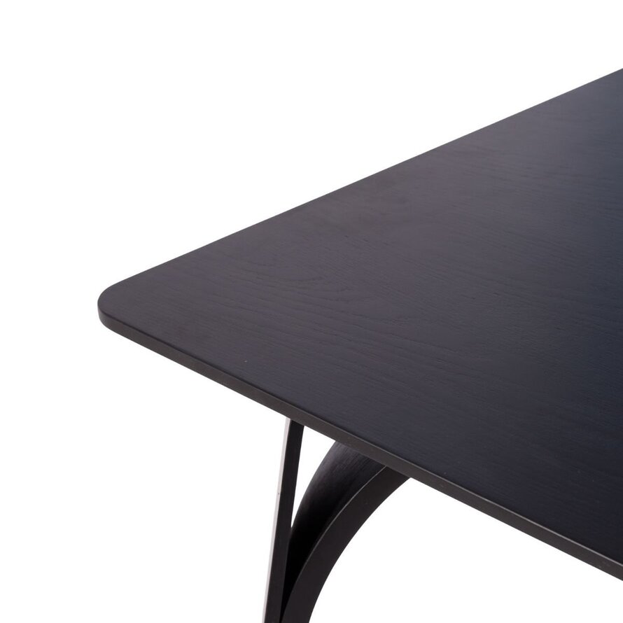 Esstisch Flint schwarz 240 x 100 cm