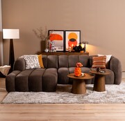 Bronx71 Ecksofa Luca Chenille braun links