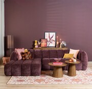 Bronx71 Ecksofa Luca Chenille lila links