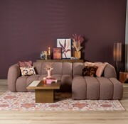 Bronx71 Ecksofa Luca Bouclé rot/rosa rechts