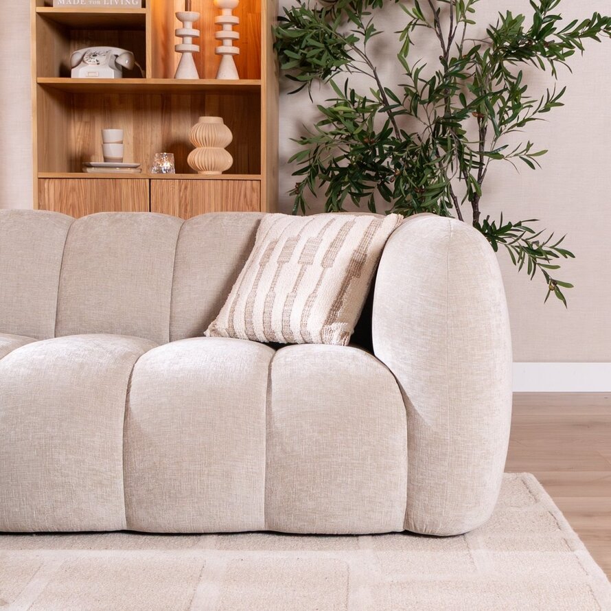 Ecksofa Luca Chenille sand links