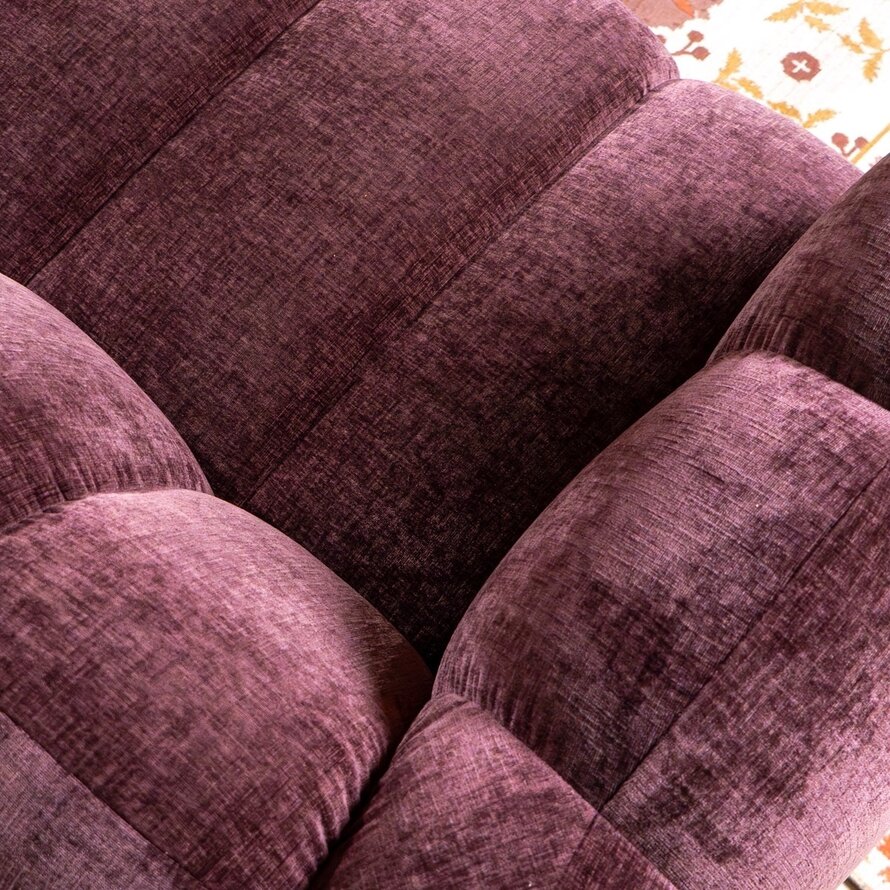 Ecksofa Luca Chenille lila rechts