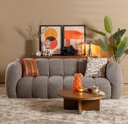 Bronx71 3-Sitzer-Sofa Luca Bouclé braun/grau