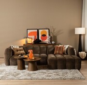 Bronx71 Ecksofa Luca Chenille mocha rechts