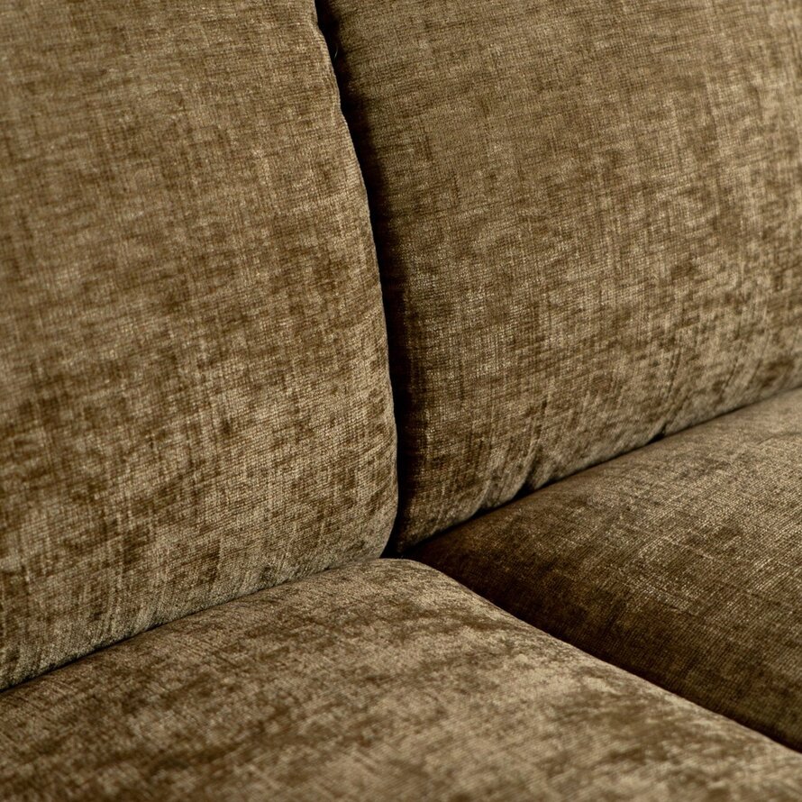 3-Sitzer-Sofa Luca chenille olive grün