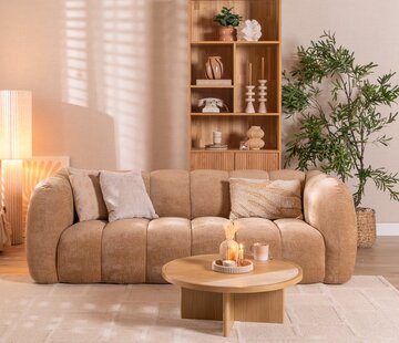 Bronx71 3-Sitzer-Sofa Luca chenille sand