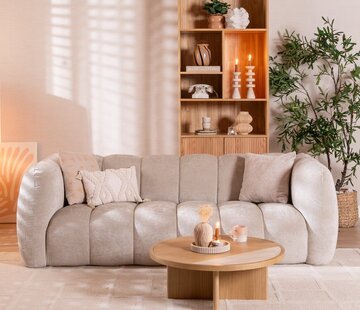 Bronx71 3-Sitzer-Sofa Luca chenille sand