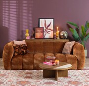 Bronx71 3-Sitzer-Sofa Luca chenille kupfer