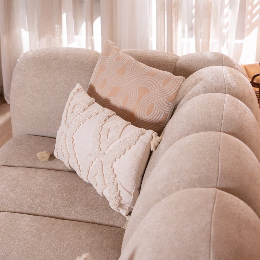 3-Sitzer-Sofa Luca Chenille beige