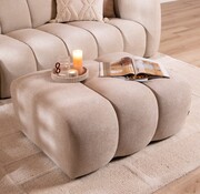 Bronx71 Hocker Luca Chenille beige