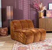 Bronx71 Sessel Luca Chenille kupfer