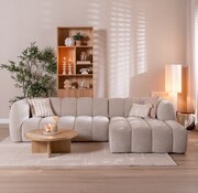 Bronx71 Ecksofa Luca Chenille sand rechts