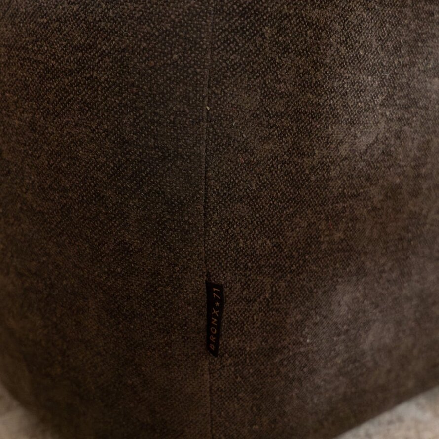 Hocker Luca Chenille braun